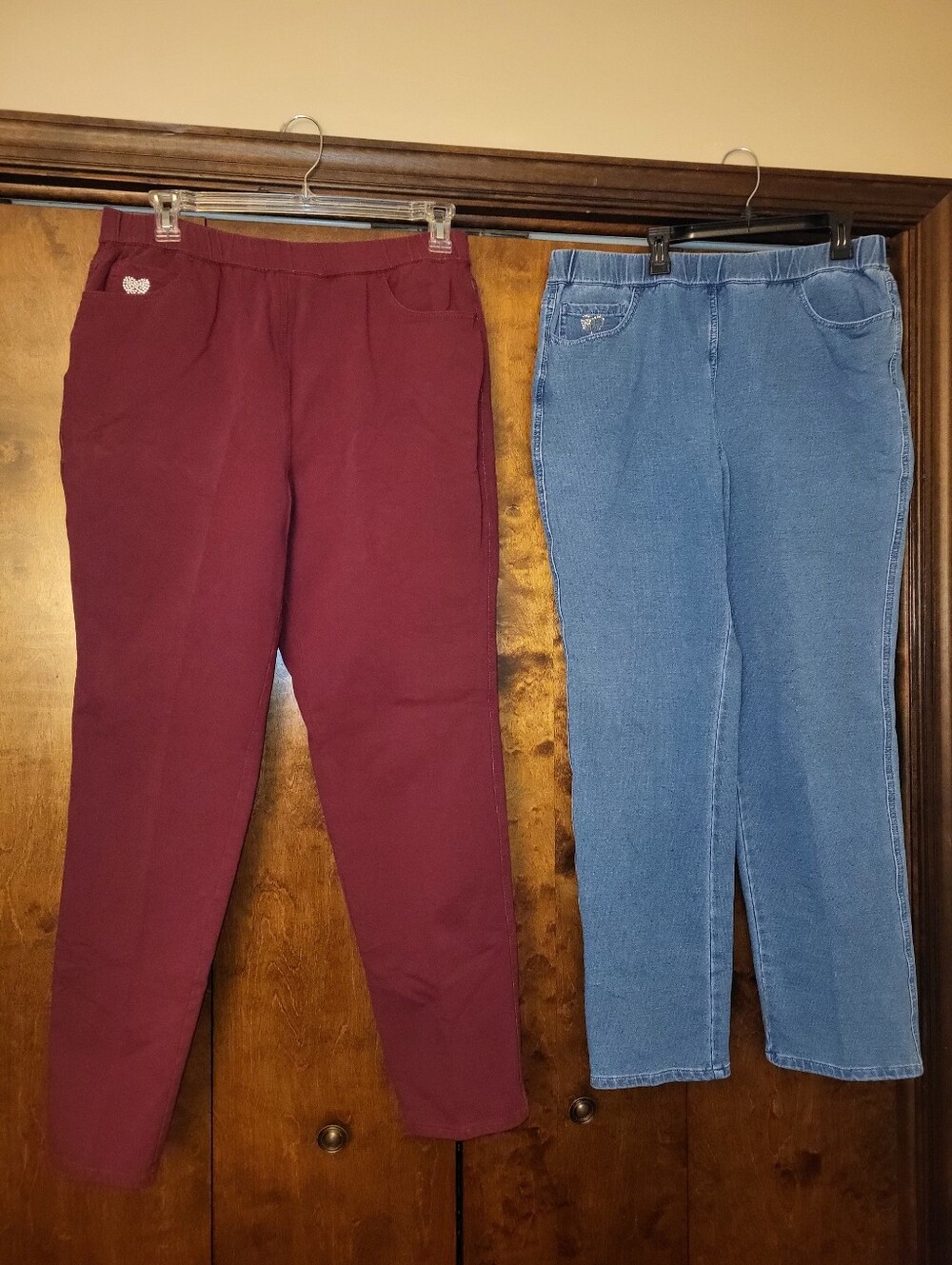 Huge Lot Of Women's Size Large Quacker Factory Pull on Pants - Picture 6 of 11